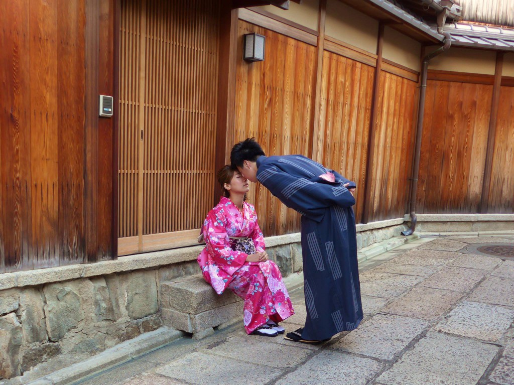 Romance in the backstreets of Kyoto