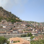De skyline van Berat
