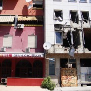 Ons eerste hotel in Tirana :-)