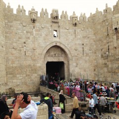 Damascus Gate of Sha’ar Sh’khem in Jerusalem
