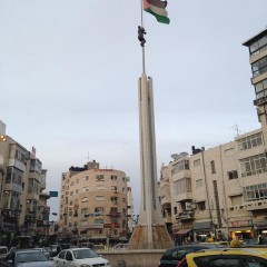 Mughtarbin square in Ramallah