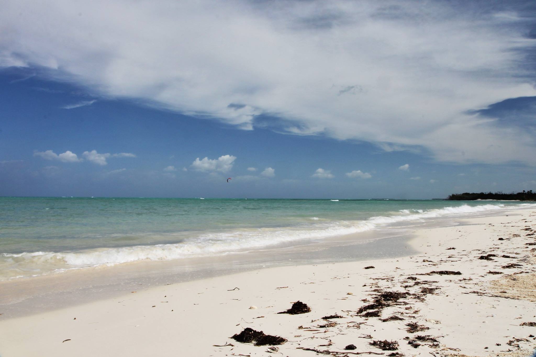 Het strand bij Cayo Levisa, een eiland in het noorden van Cuba.
